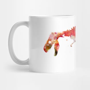 Dinosaur Skeleton Watercolor Painting 2 Mug